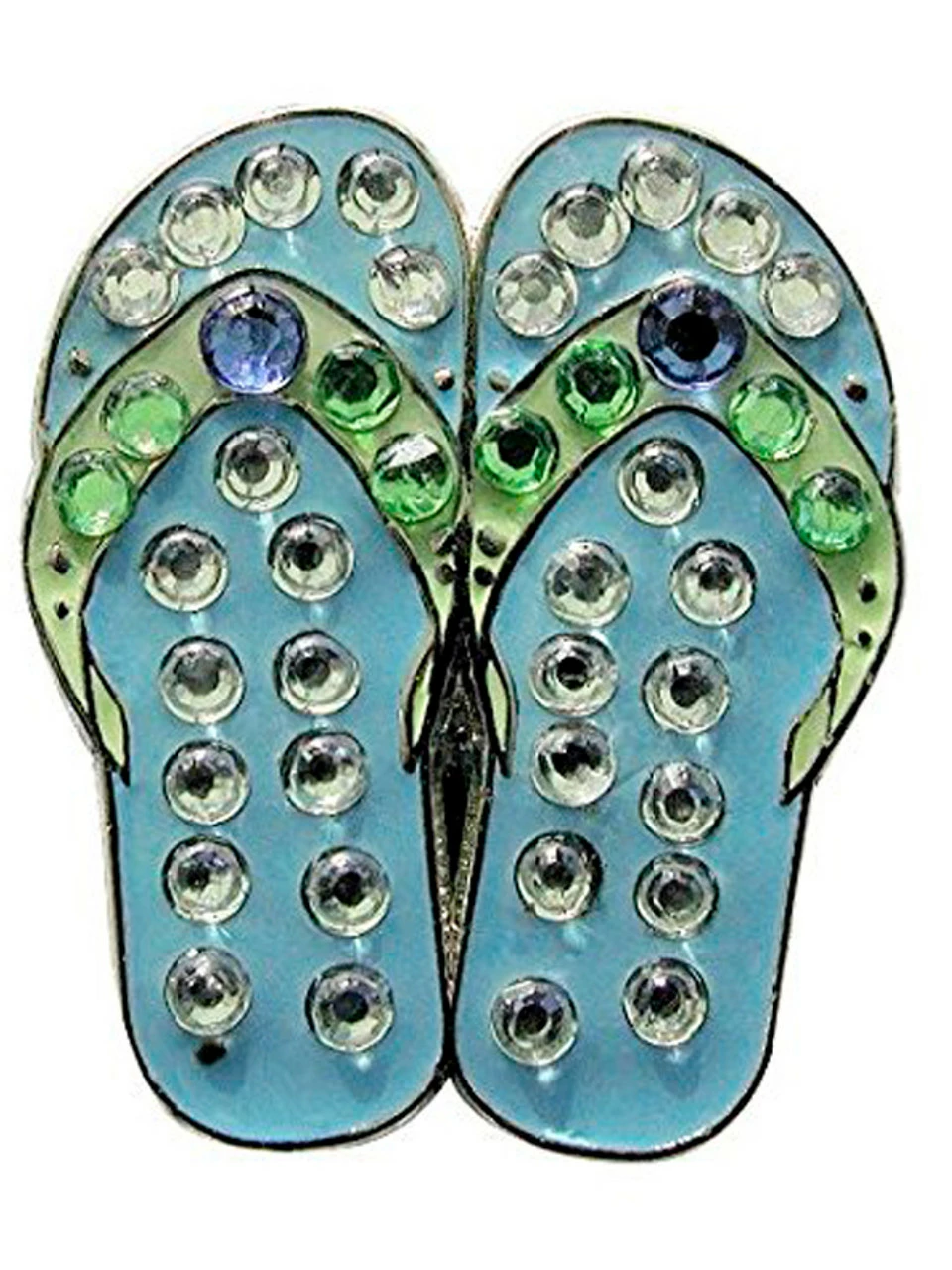Navika Swarovski Crystal Flipflop Blue Marker 3 Navika Swarovski Crystal Flipflop Blue Marker