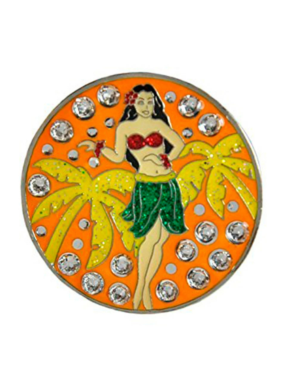 Navika Swarovski Crystal Hula Girl Marker 3 Navika Swarovski Crystal Hula Girl Marker