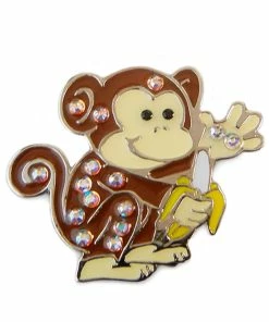 Navika Swarovski Crystal Monkey Marker
