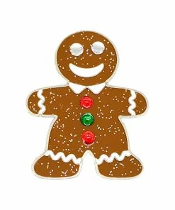 Navika Glitzy Gingerbread Ball Marker