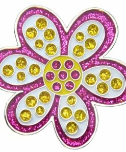 Navika Glitzy Oopsy Daisy Purple Ball Marker