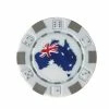 Stonehaven Poker Chip Ball Marker Australian Flag -Training Aids Store mark sh20poker20chip20aus 1 20648.1669269930