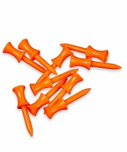 Elim Correct Height Golf Tees - 50 Pack Orange