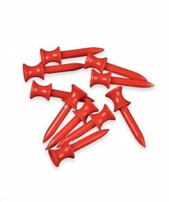 Elim Correct Height Golf Tees - 50 Pack Red