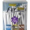 CHAMP Fly Tees 25 Pack 3.25 Inches White