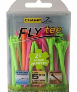 CHAMP Neon Fly Tees 30 Pack 2.75 Inch Mixed