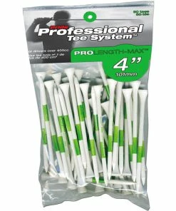 Pride Golf Tee Prolength Tees - 50 Pack Green