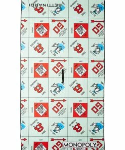 Bettinardi Limited Edition Monopoly 4 Corners Towel - Black