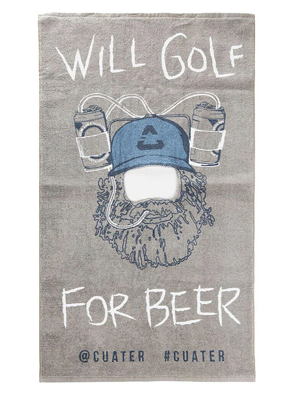 Cuater By Travis Matthew Happy Head Towel - Sleet 3 Cuater By Travis Matthew Happy Head Towel - Sleet